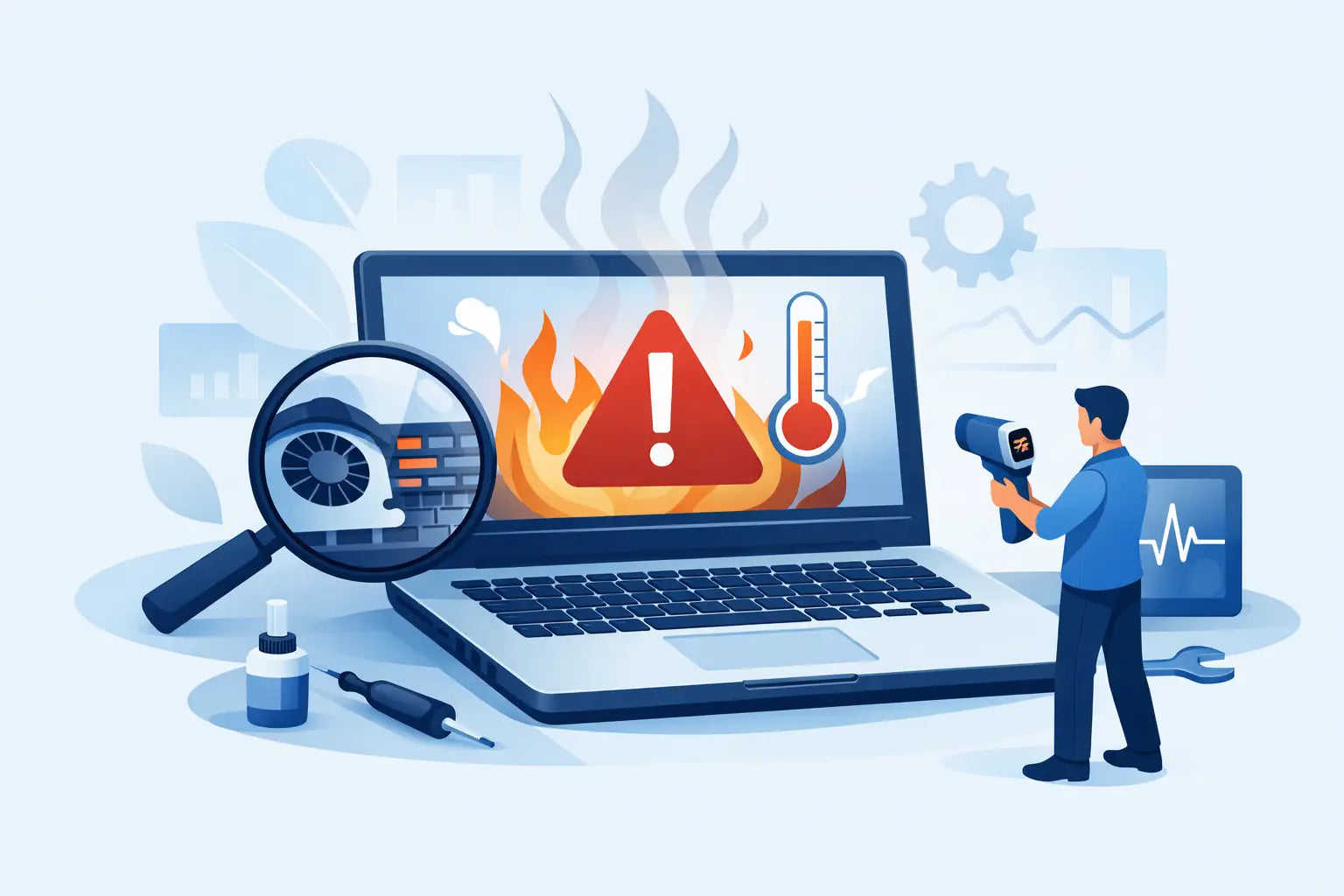 Diagnostiquer une surchauffe d’ordinateur portable