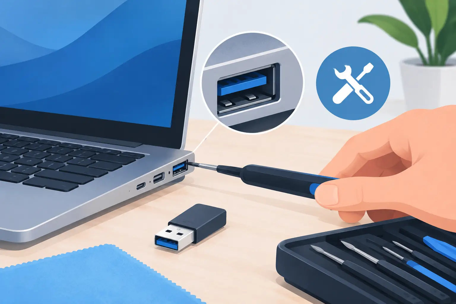 Réparer un port USB d’ordinateur : les bons gestes