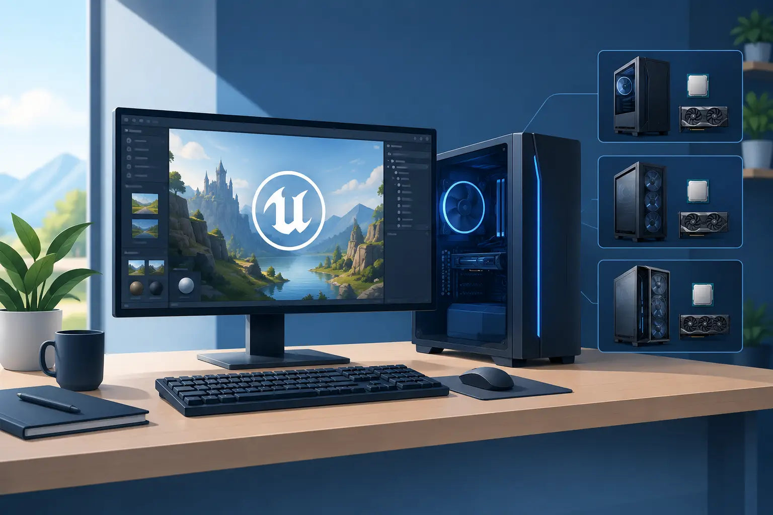 Configuration Unreal Engine : quel PC choisir ?