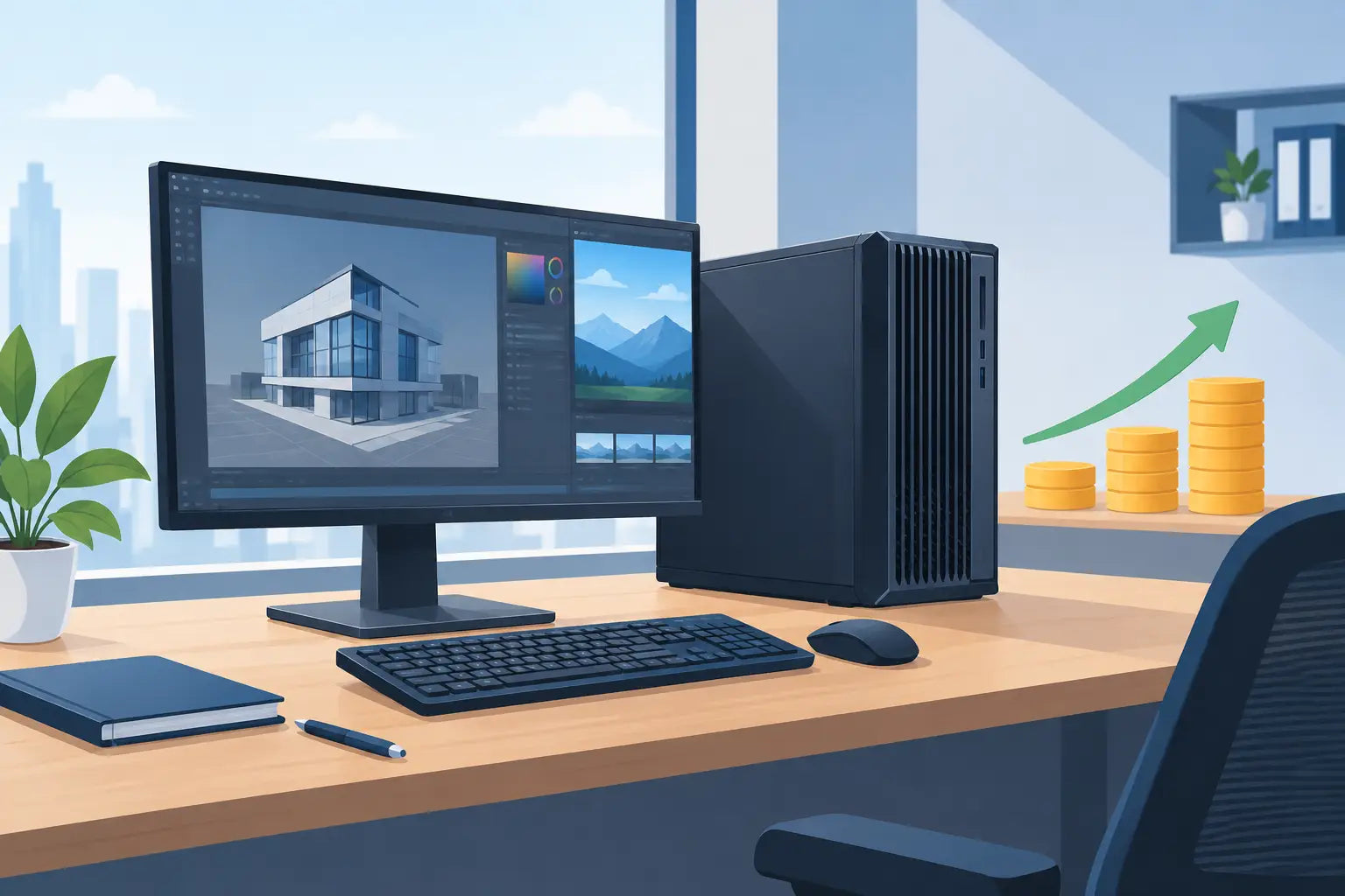 Achat de workstation professionnelle rentable