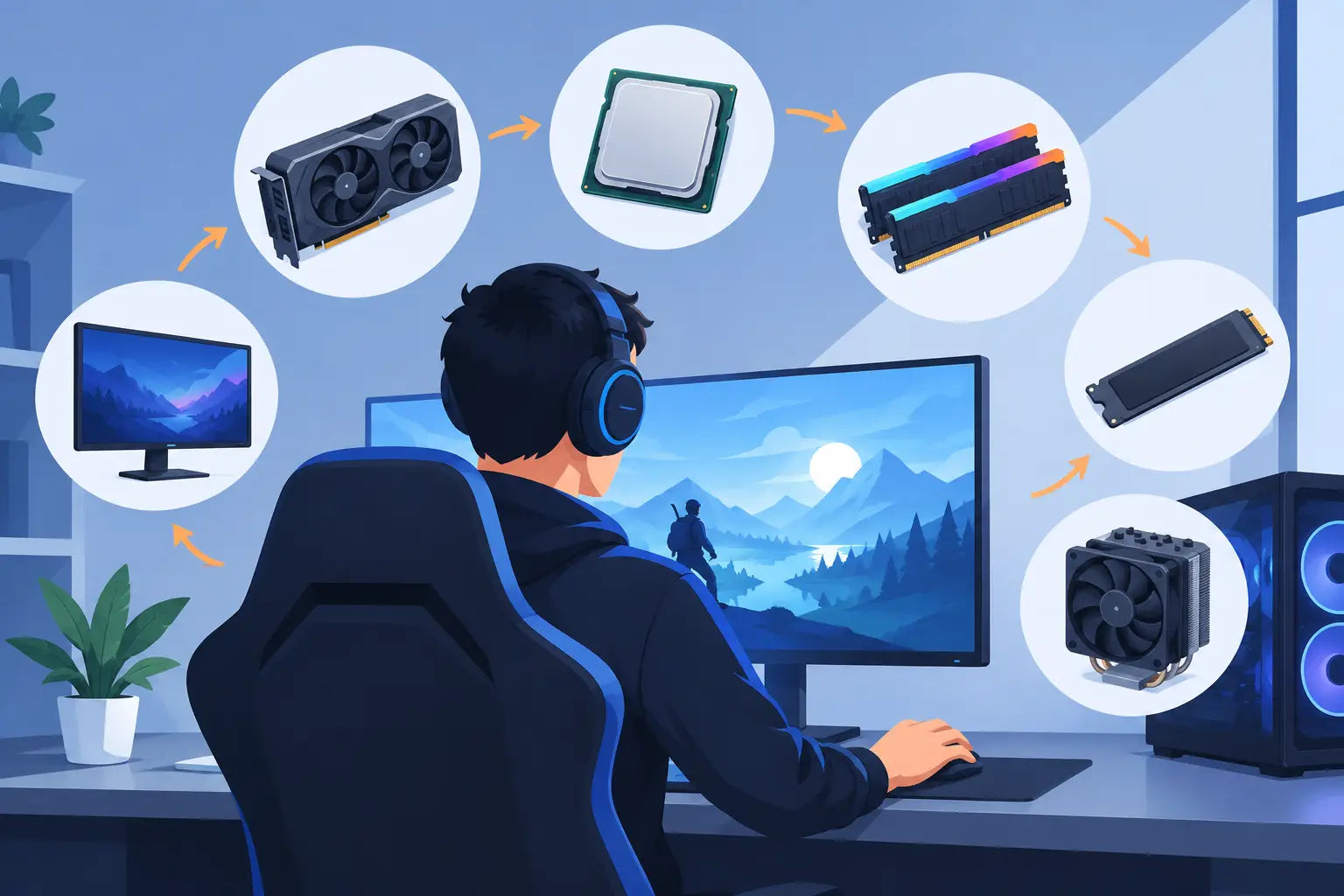 Quelles pièces gaming changer pour mieux jouer ?