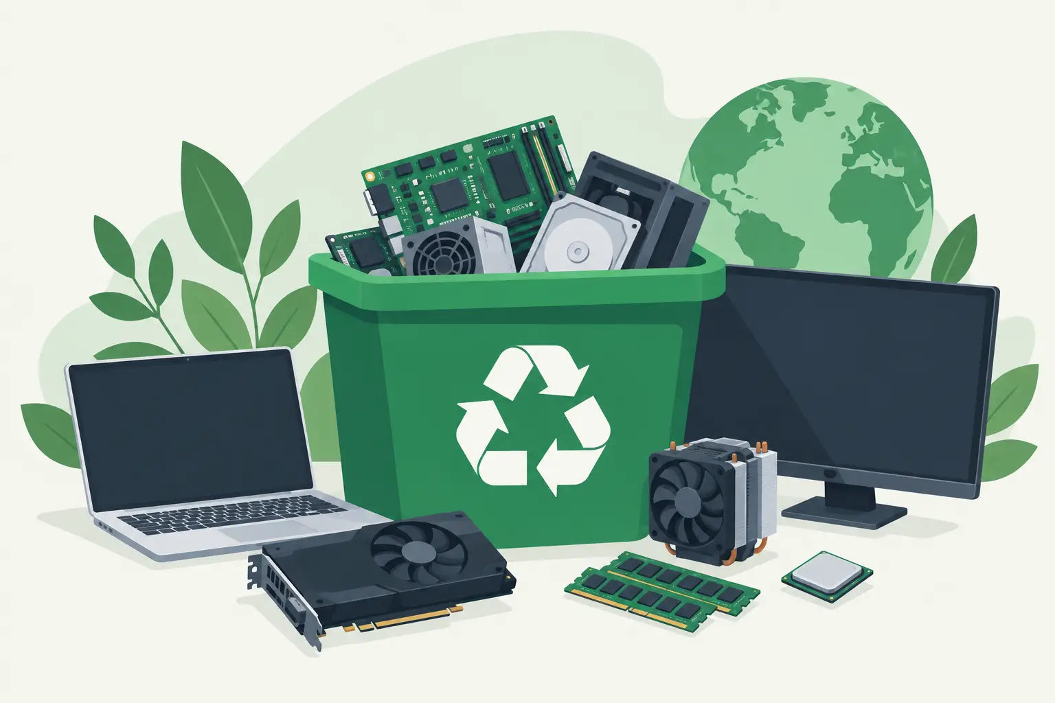 Guide du recyclage des pièces informatiques