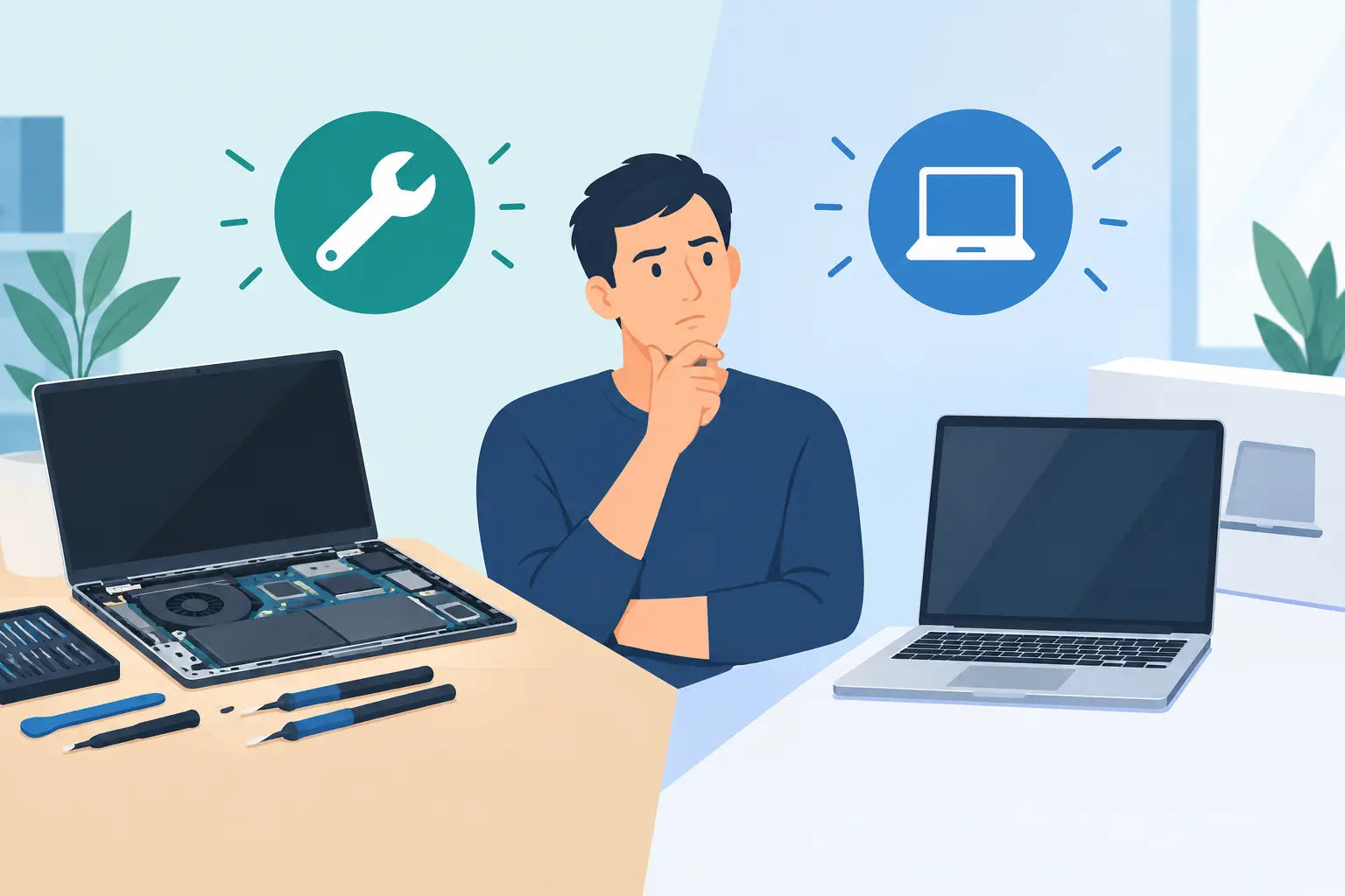 Réparation informatique : réparer ou remplacer ?