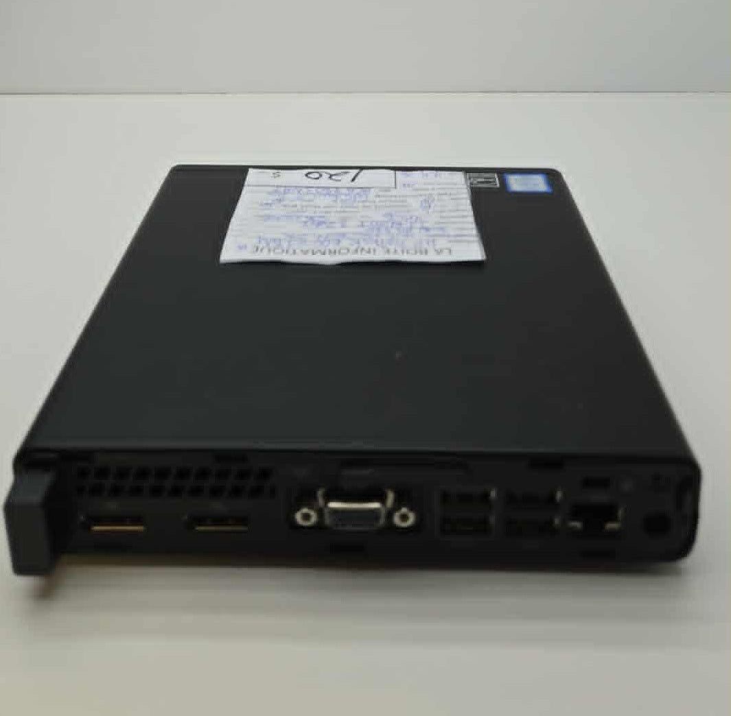 Boite Informatique 💻 Tiny PC HP ProDesk 600 G3 DM – i3 6ie • SSD 256Go NVMe • WiFi + BT